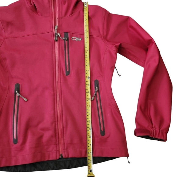 Outdoor Research Softshell Jacket Womens X Small Full Zip Hooded Water Repellent - Picture 14 of 16